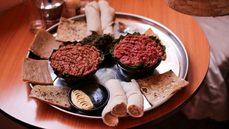 Ethiopian food https://untoldethiopiatours.com/wp-content/uploads/2025/01/Ethiopian-food-768x432.jpg